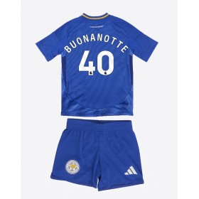 Leicester City Facundo Buonanotte #40 Heimtrikot 2024-25 Kurzarm (+ kurze hosen)